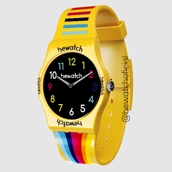 Relógio Beyou Colorful Yellow Bewatch