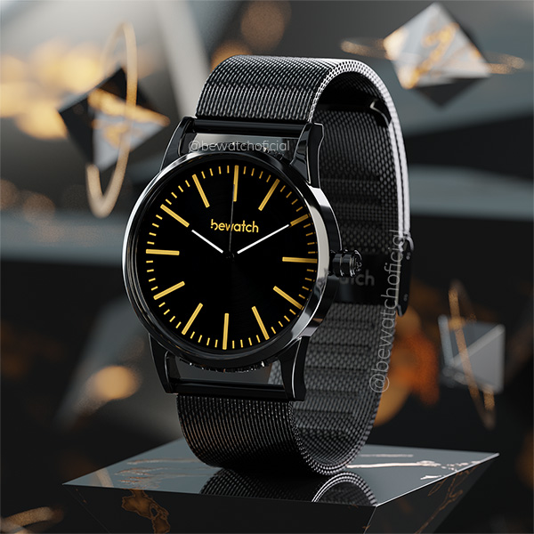 Relógio Beluxury Black Rover Gold Bewatch
