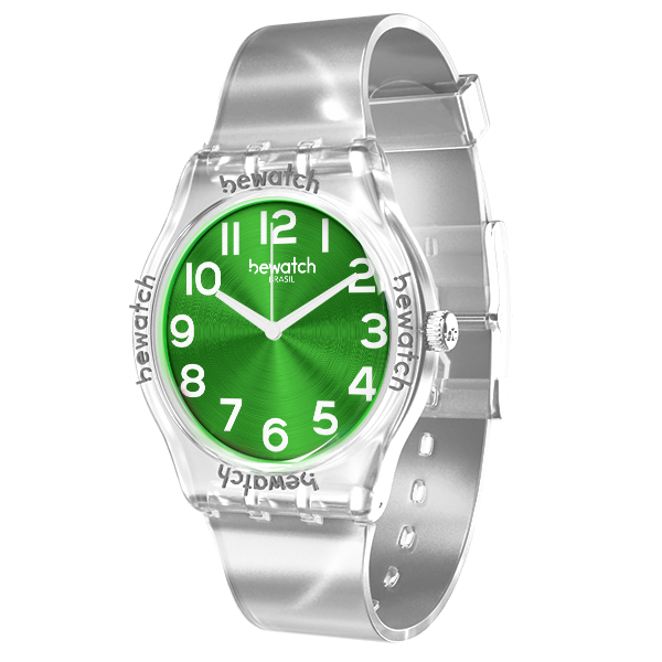 Relógio Bewatch Clear Magic Green